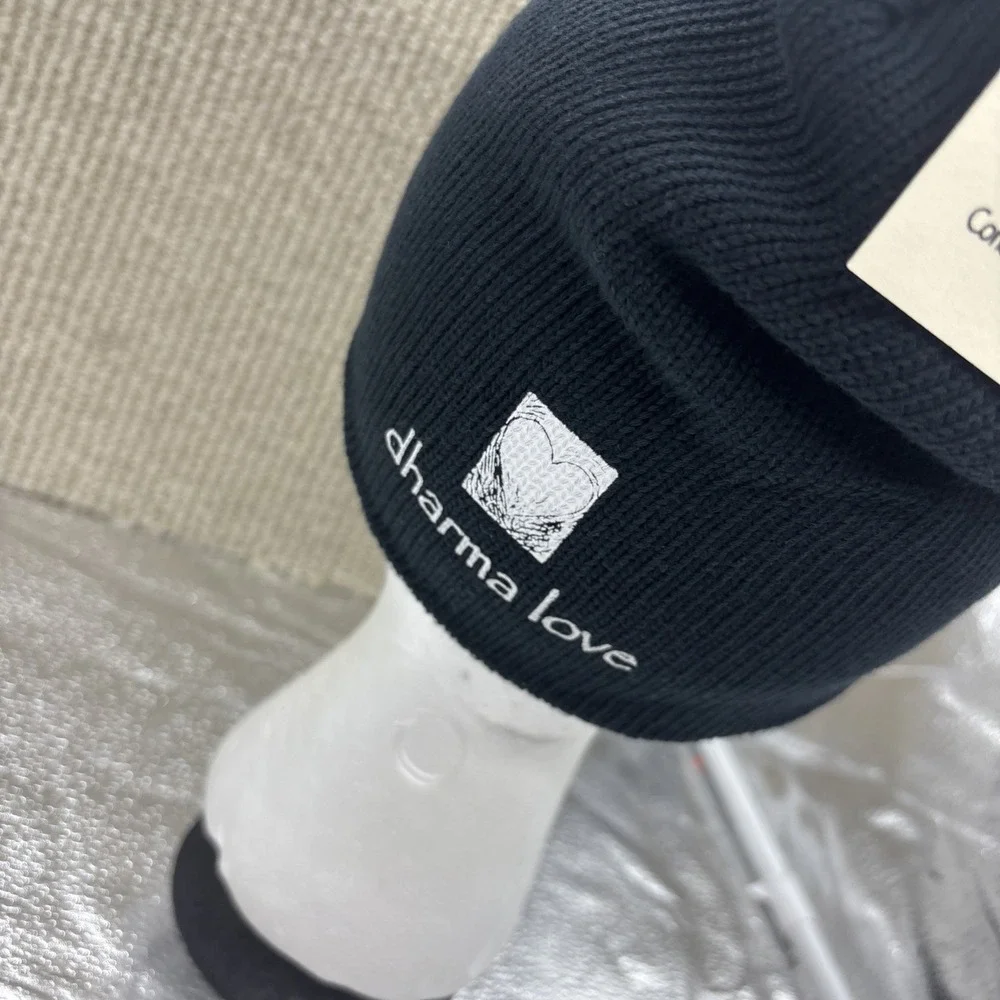 NWT Dharma Love Anastasia Keriotis Handcrafted Lake Take Organic Cotton Beanie